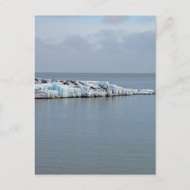 Cartão Postal Icy Shore (Frente)