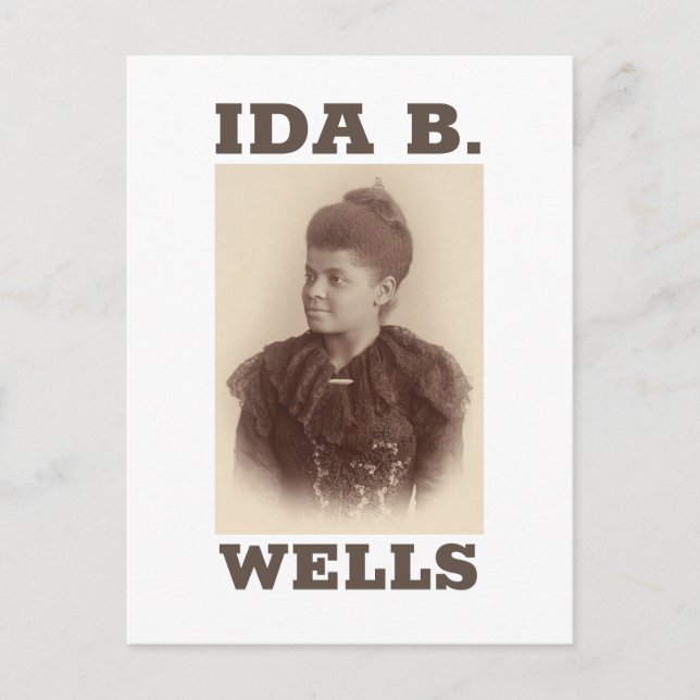Cartão Postal Ida B. Wells (Frente)