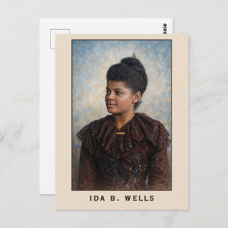 Cartão Postal Ida B Wells Portrait Painting