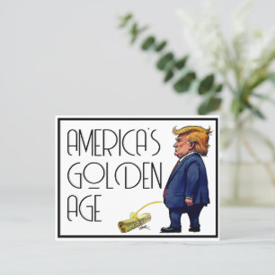 Cartão Postal Idade do Ouro dos Estados Unidos