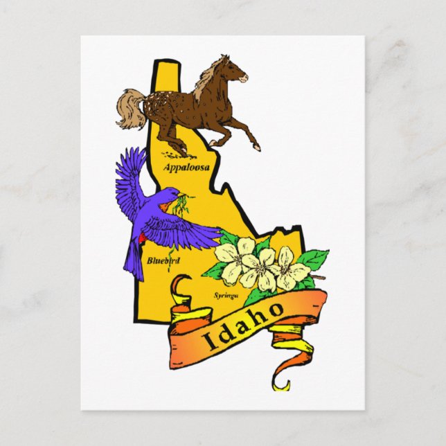 Cartão Postal Idaho (Frente)