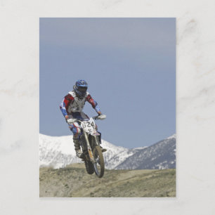 Cartão Postal Idaho, Corrida de Motocross, Corrida de Motociclet