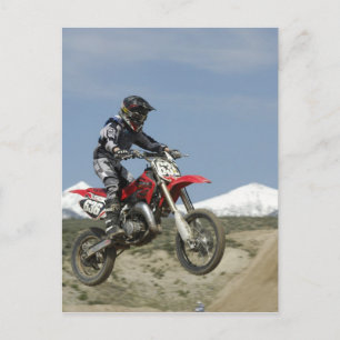 Cartão Postal Idaho, Corrida de Motocross, Corrida de Motociclet