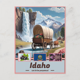 Cartão Postal Idaho Elegance: Surreal Showcase