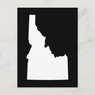 Cartão Postal Idaho em Branco