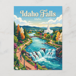 Cartão Postal Idaho Falls Idaho
