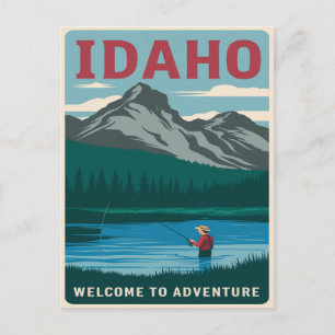 Cartão Postal Idaho Fisheries Adventure