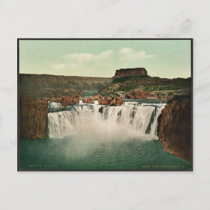 Cartão Postal Idaho. Shoshone Cai Rara Fotografia
