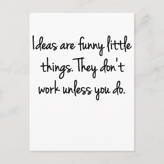 Cartão Postal Ideias (Frente)