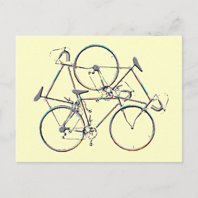 Cartão Postal ideias de ciclismo (Frente)