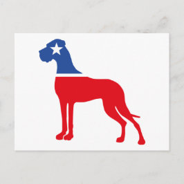 Cartão Postal identidade de criador de Dogue Alemão