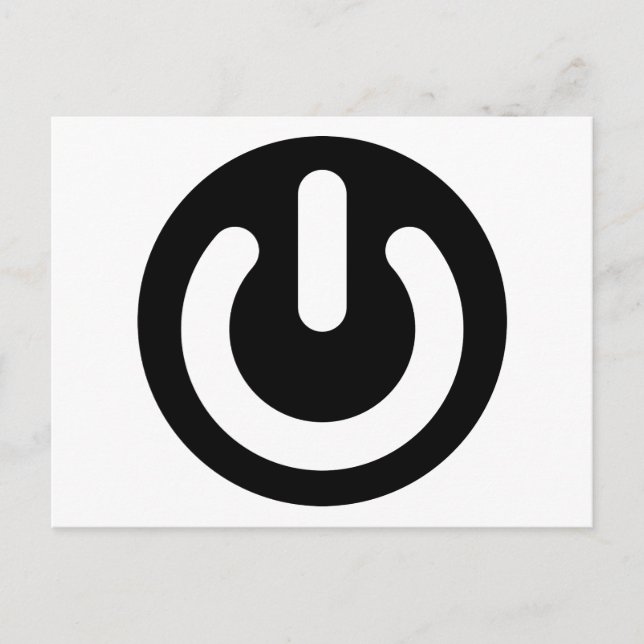 Cartão Postal Ideologia de potência do geek (Frente)