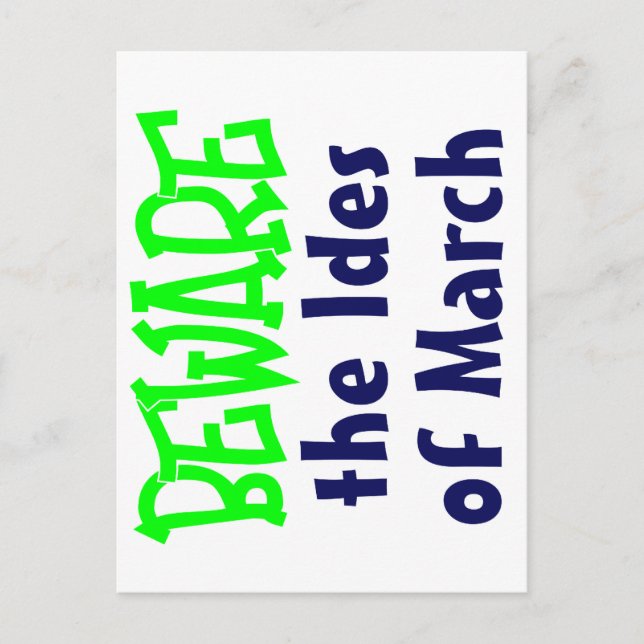 Cartão Postal Ides de Março (Frente)
