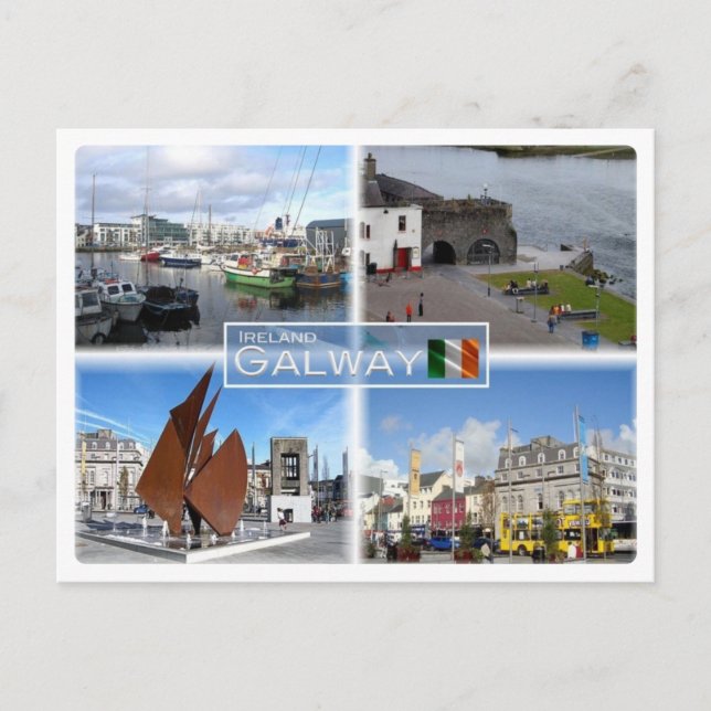 Cartão Postal IE Irlanda - Galway - (Frente)