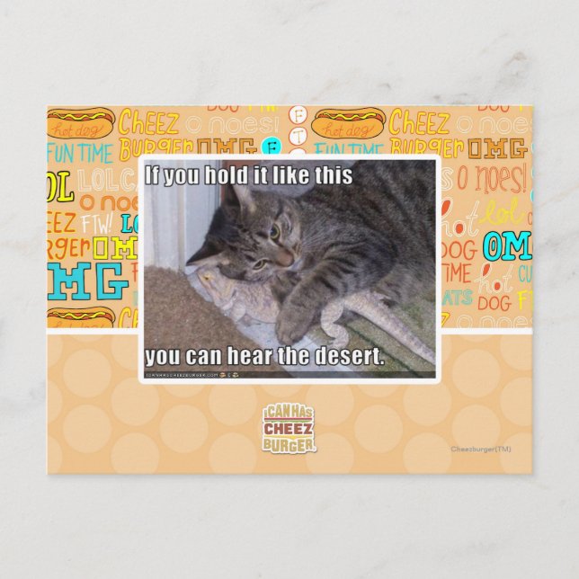 Cartão Postal If you hold it like this (Frente)