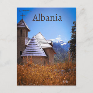 Cartão Postal Igreja Católica do Condado de Shkodër, Albânia