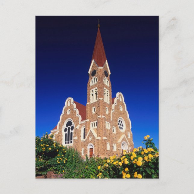 Cartão Postal Igreja Christ, Windhoek, Khomas, Namíbia (Frente)