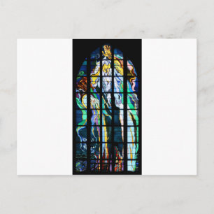 Cartão Postal Igreja Cracóvia das Ruas Francis Stainha Glass