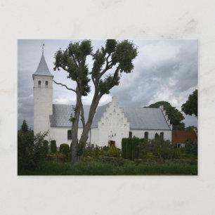Cartão Postal Igreja Cristã Voldum Dinamarca