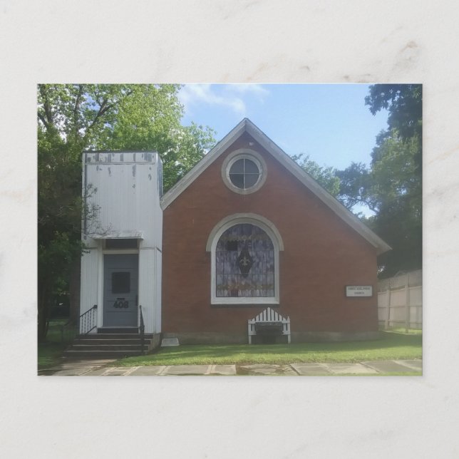 Cartão Postal Igreja Cristadelfiana, Morrilton, Arkansas (Frente)