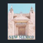 Cartão Postal Igreja da Adobe no Novo México<br><div class="desc">Olá! Espero que goste desta foto que eu capturei nas minhas viagens. Fique à vontade para adicionar seu próprio texto! Procure mais no meu compro.</div>