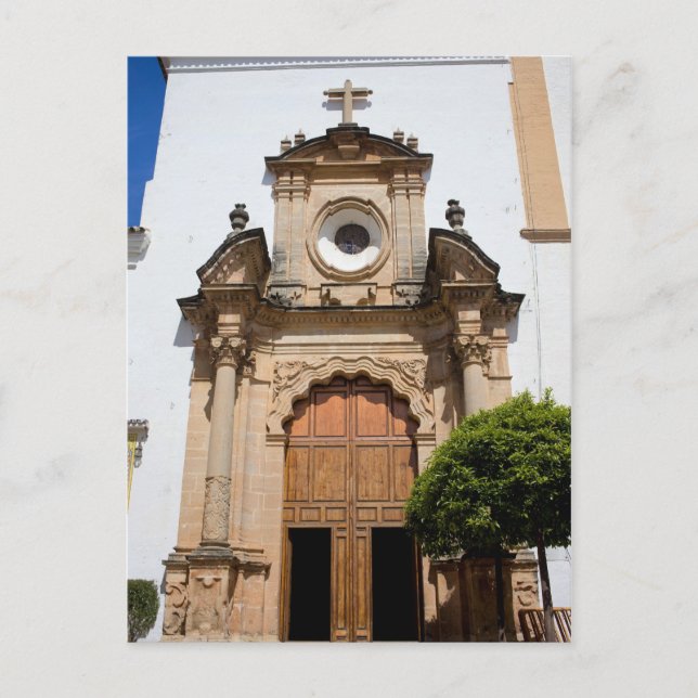 Cartão Postal Igreja da Incarnação em Marbella (Frente)