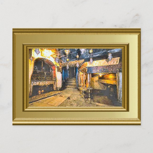 Cartão Postal Igreja da Natividade, Belém (Frente)