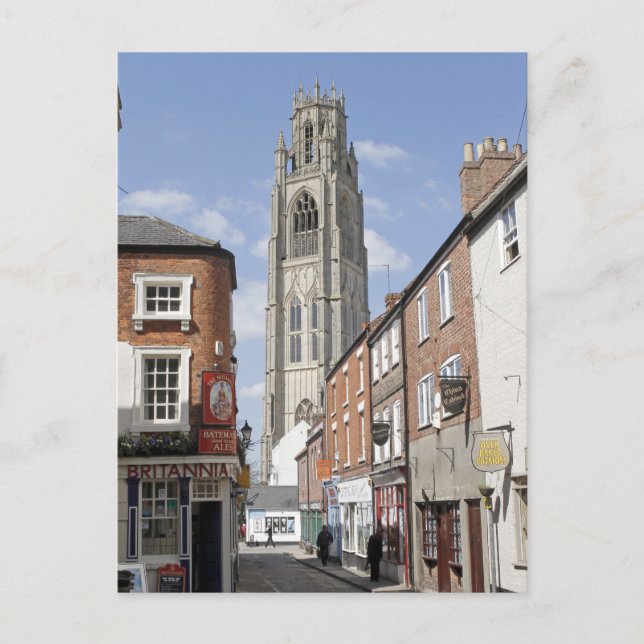 Cartão Postal Igreja da rua Botolph (Frente)