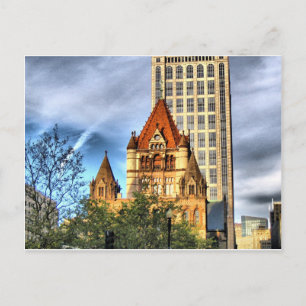 Cartão Postal Igreja da Trindade de Boston