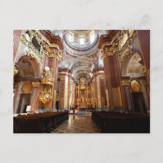 Cartão Postal Igreja de Abbey Melk, Baixa Áustria