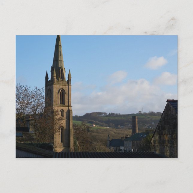 Cartão Postal Igreja de Paul rua em Ramsbottom (Frente)