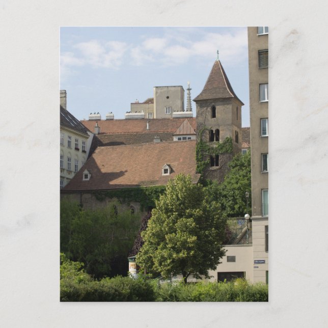 Cartão Postal Igreja de Rupert, Viena Áustria (Frente)