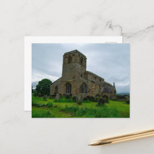 Cartão Postal Igreja de St. Mary, Leake North Yorkshire Heritage