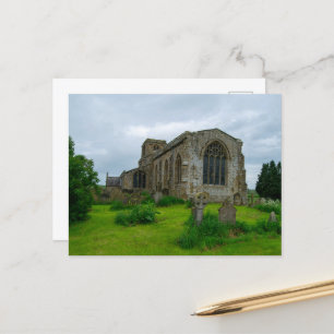 Cartão Postal Igreja de St. Mary, Leake North Yorkshire Heritage