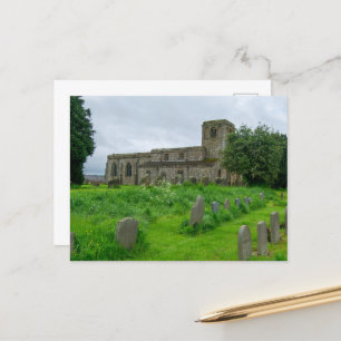 Cartão Postal Igreja de St. Mary, Leake North Yorkshire Heritage