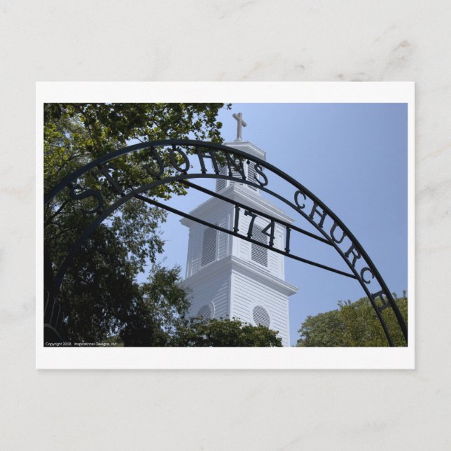 Cartão Postal Igreja do santo John (Frente)