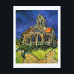Cartão Postal Igreja em Auvers Van Gogh Fine Art<br><div class="desc">Igreja em Auvers, Vincent van Gogh, Auvers-sur-Oise, junho de 1890. Óleo na canvas, 94 x 74 cm. Paris Musee d'Orsay. Vincent Willem van Gogh (30 de março de 1853 - 29 de julho de 1890) era um artista Poste-impressionista neerlandês. Algumas de suas pinturas estão agora entre as obras de arte...</div>