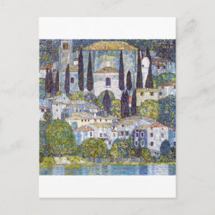 Cartão Postal Igreja em Cassone, Gustav Klimt