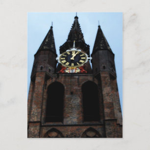 Cartão Postal Igreja em Delft