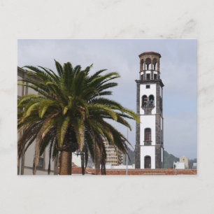 Cartão Postal Igreja em Papais noeis Cruz de Tenerife, Ilhas Can
