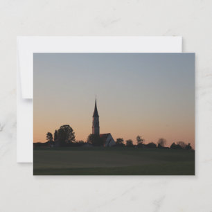 Cartão Postal Igreja filial católica da Assunção de Maria em Soy