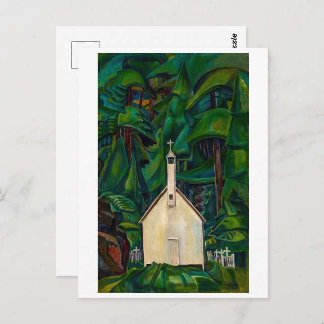 Cartão Postal Igreja Indiana | Emily Carr | (Frente/Verso)