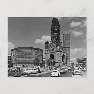 Cartão Postal Igreja Memorial Kaiser Wilhelm Berlim antiga