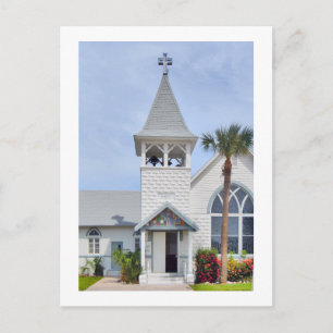 Cartão Postal Igreja Memorial Roser em Anna Maria, Flórida