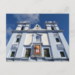 Cartão Postal Igreja Misericórdia: Angra, Terceira, Açores P