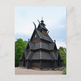 Cartão Postal Igreja Nacional Média Norueguesa