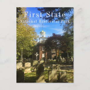 Cartão Postal Igreja Old Swedes e Cemitério, Primeiro Parque His