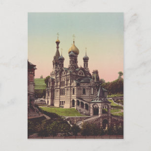 Cartão Postal Igreja Ortodoxa Russa em Moscou