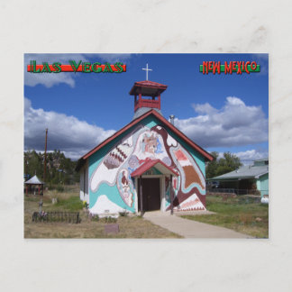 Cartão Postal Igreja Pintada, Montezuma Novo México