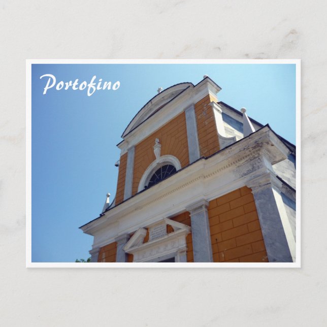 Cartão Postal igreja portofino giorgio (Frente)